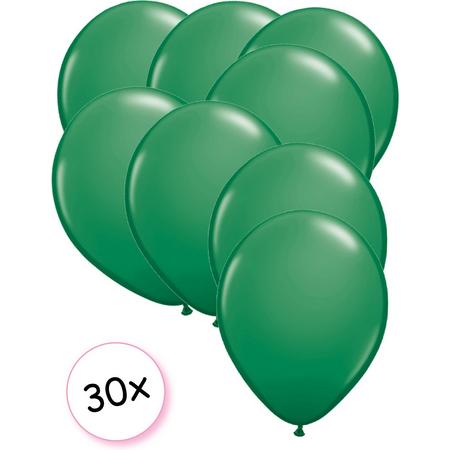 Ballonnen Groen 30 stuks 27 cm